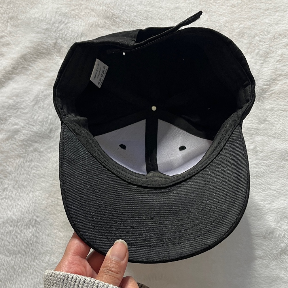 Black Cap with LV Designer style Ears and Bow - Picture 6 of 9